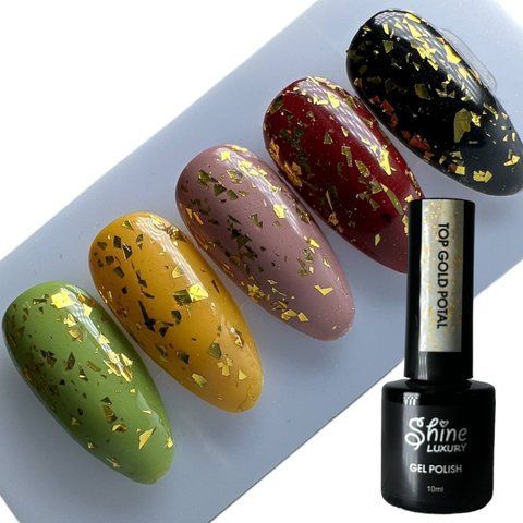 Топ Potal Gold Shine Luxury 10 мл 640 фото