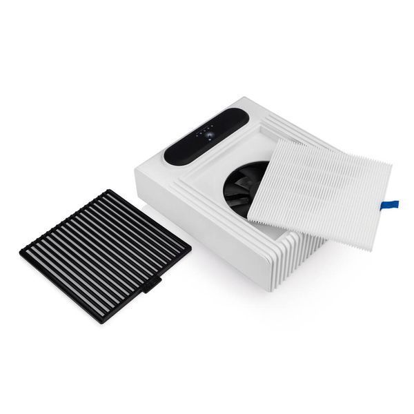 Витяжка Bucos Cyclone V1 WHITE | потужна та компактна модель з НЕРА-фільтром 494 фото