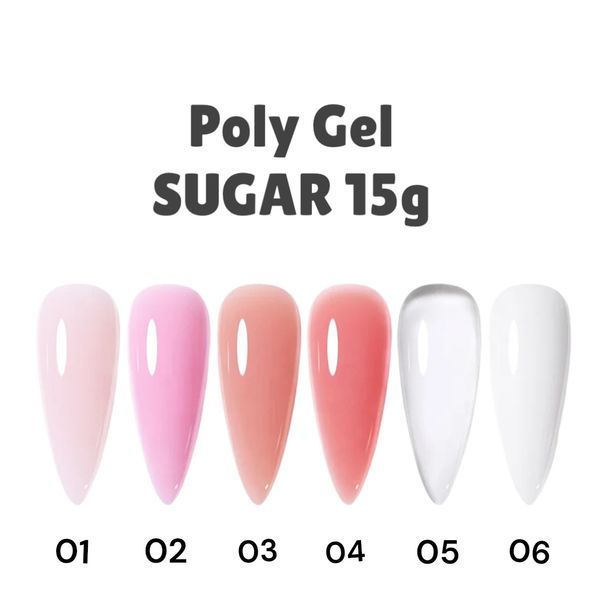 01 Poly Gel SUGAR 15 g 1003 фото