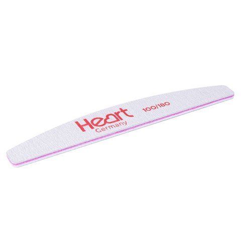 Пилка для нігтів Heart Half (100/180 грит) 426 фото