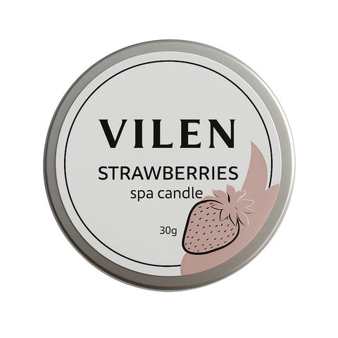 Свічка масажна VILEN "Strawberries" 30g 1489 фото