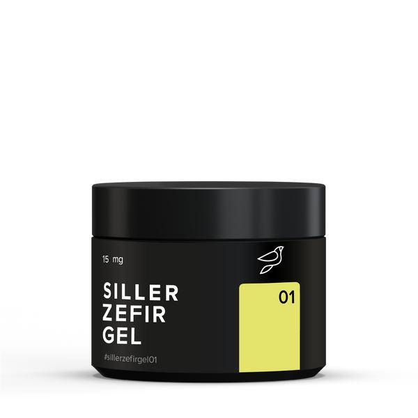 Гель для моделирования Siller Zefir Gel №01 (лимонный) 15 мл 885 фото