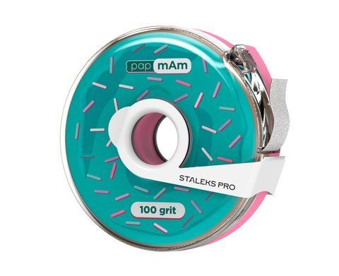 Змінний файл-стрічка papmAm Staleks Pro Bobbi Nail (білий, 100 грит) 6 м (ATC-100w) 1549 фото