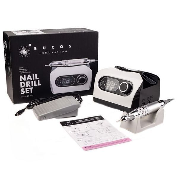 Фрезер для маникюра Bucos Nail Drill ZS-717 PRO White 025 фото