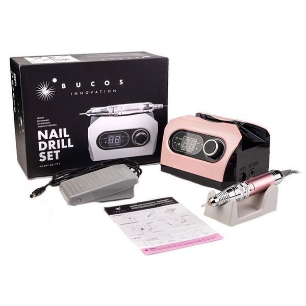 Фрезер для маникюра Bucos Nail Drill ZS-717 PRO Pink 026 фото