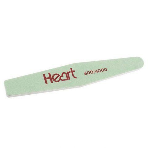 Полірувальник-шліфувальник для нігтів Heart (600/4000 грит) 418 фото