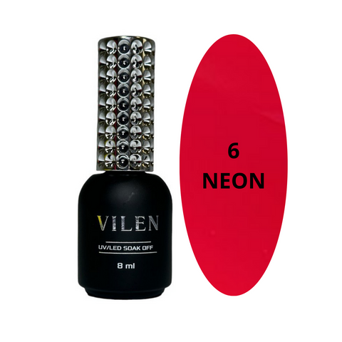 Гель-лак VILEN NEON №6, 8мл 814 фото