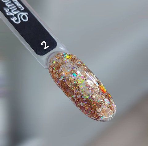 02 Glitter Gel Shine 5 g. 979 фото