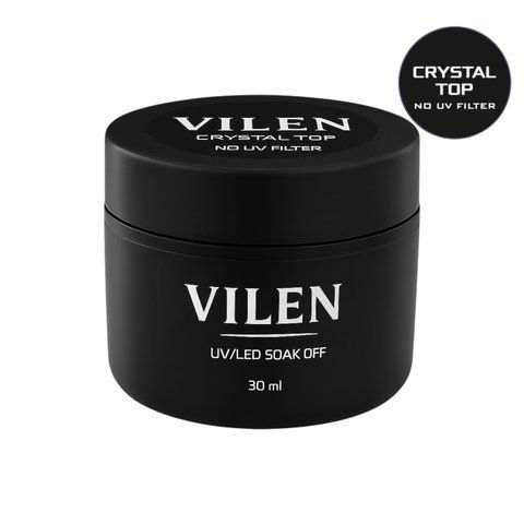 VILEN Crystal Top No UV Filter (без фильтров) 30 мл 1434 фото