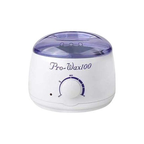 Баночний воскоплав Pro-Wax 100 для депіляції на 400 мл. (з терморегулятором), 100 Вт. Білий  1135 фото