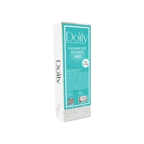 Смужки для депіляції у коробці Doily&reg; 7х22 см (100 шт/кор) Колір: білий 1136 фото