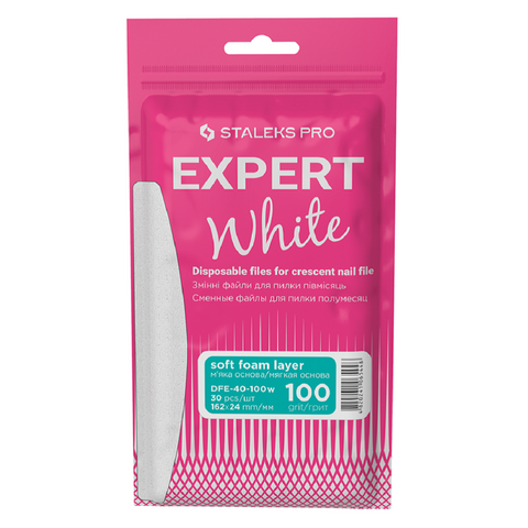 Файли для пилки Staleks Pro Expert DFE-40-100w (100 грит) 30 штук  1514 фото