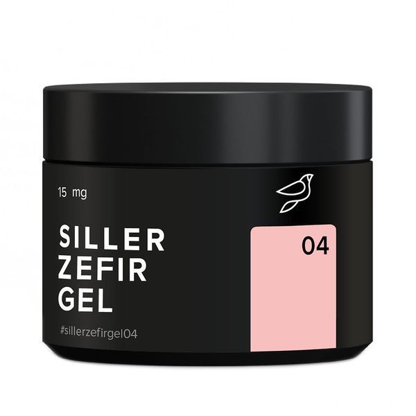 Гель для моделювання Siller Zefir Gel №04 (рожевий) 15 мл 888 фото