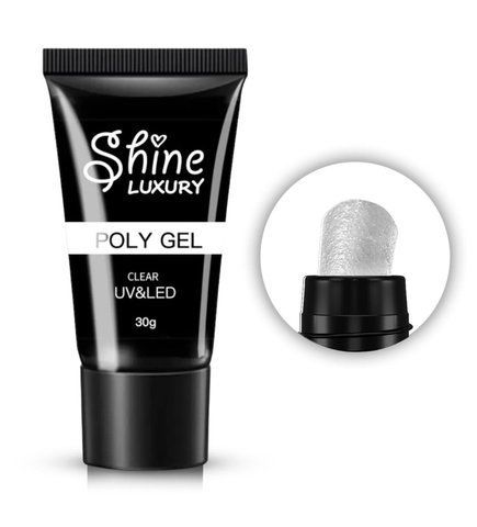 Полігель Shine Luxury №1 CLEAR ,30g 940 фото