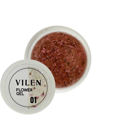 01 VILEN Flower Gel, гель з сухоцвітами 5g 1345 фото