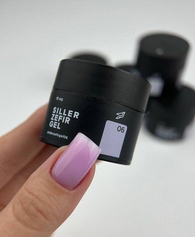 Гель для моделирования Siller Zefir Gel №06 (лиловый) 15 мл 890 фото