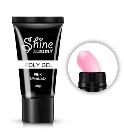 Полігель Shine Luxury №2 PINK ,30g 941 фото