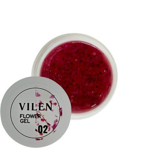 02 VILEN Flower Gel, гель з сухоцвітами 5g 1346 фото
