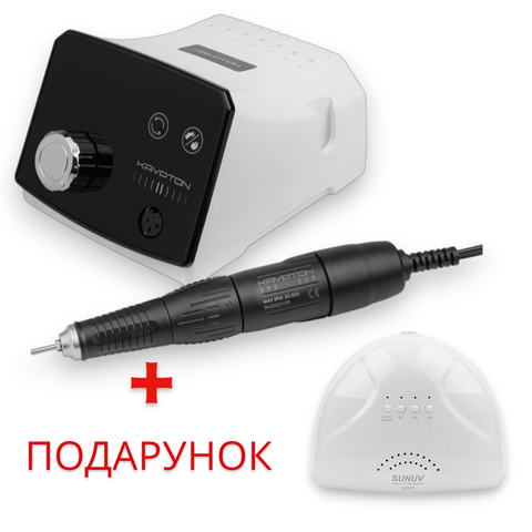 Фрезер для маникюра и педикюра Bucos Krypton XPS-350 White/Black  1094 фото