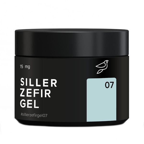 Гель для моделирования Siller Zefir Gel №07 (светло-голубой) 15 мл 891 фото